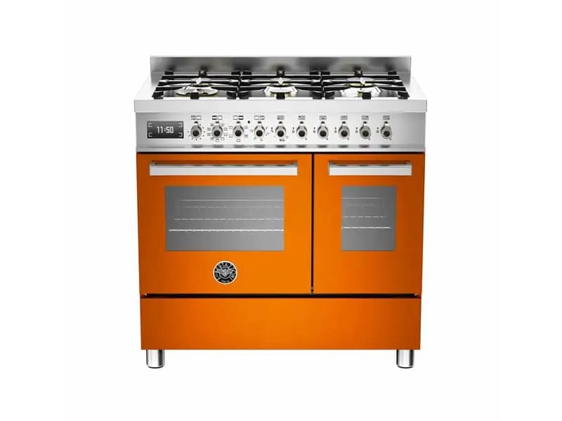 Laatste Versie BERTAZZONI PRO906MFEDART Fornuis 90 cm