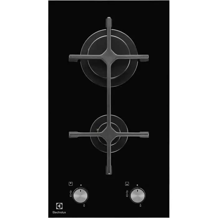Weekendaanbieding Electrolux EGC3322NVK Zwart Ingebouwd Gaskookplaat 2 zone(s)