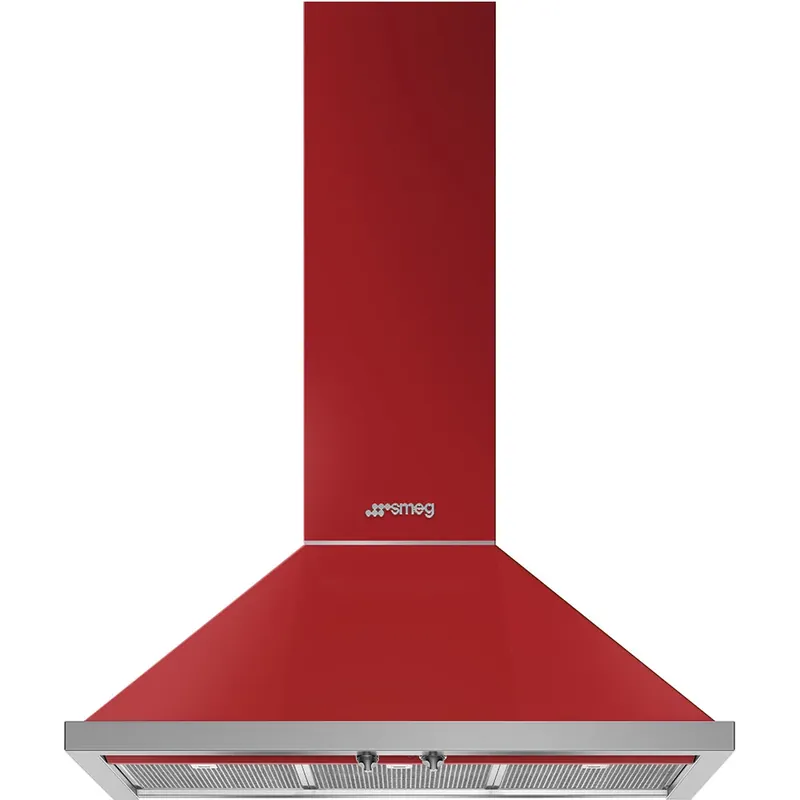 Smeg KPF9RD afzuigkap Muurmontage Rood 781 m³/uur A+ Koop Vandaag