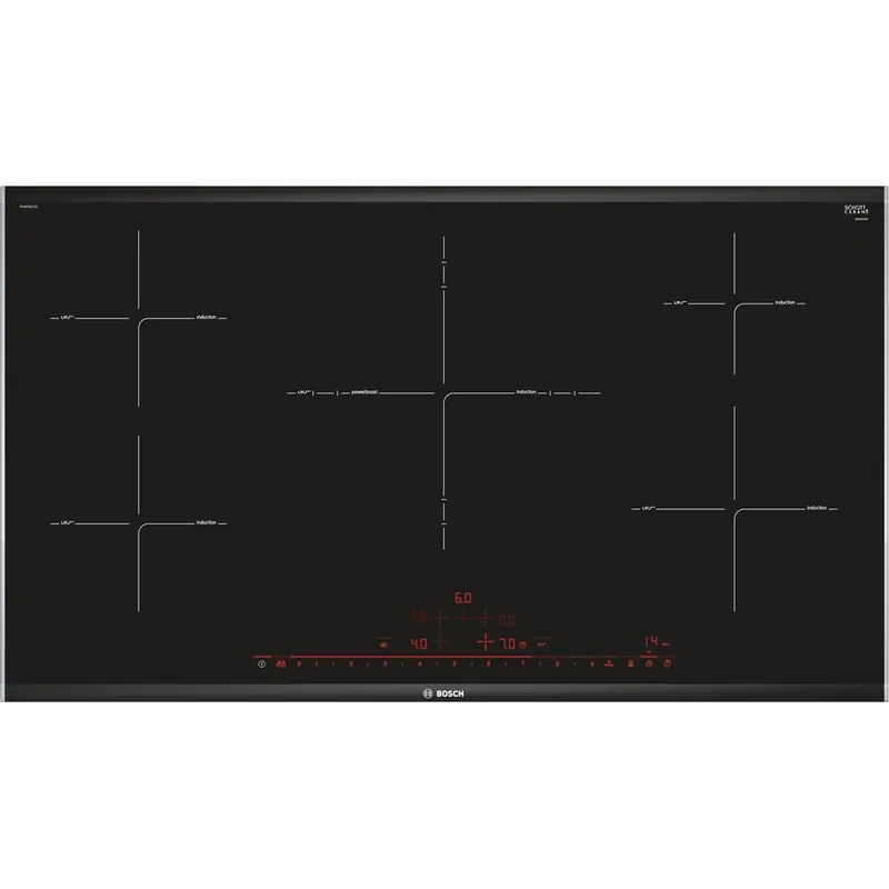 Tijdelijk Beschikbaar Bosch PIV975DC1E kookplaat Zwart Ingebouwd Inductiekookplaat zones 5 zone(s)