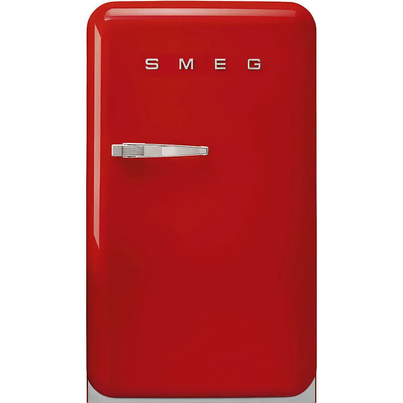 Smeg FAB10RRD5 combi-koelkast Vrijstaand 122 l E Rood Nieuw