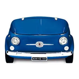 Smeg SMEG500BL koelkast Vrijstaand 100 l F Blauw Direct Beschikbaar