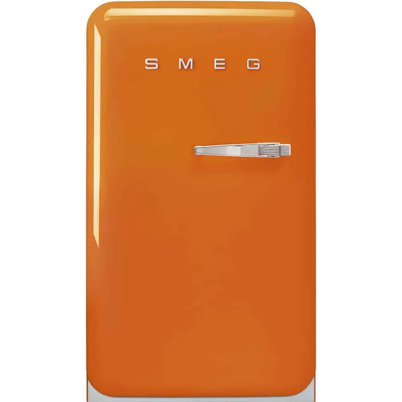 Veilige Betaling Smeg FAB10LOR5 combi-koelkast Vrijstaand 122 l E Oranje