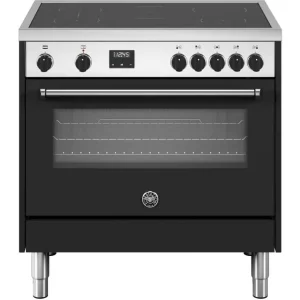 Hoge Kwaliteit Bertazzoni MPL95I1ENEC inductie fornuis met 5 zones, zwart