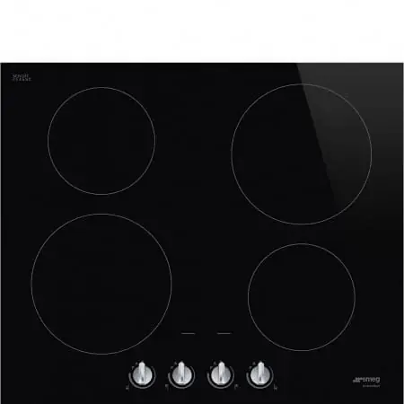 Smeg Cucina SI264DM kookplaat Zwart Ingebouwd Inductiekookplaat zones 4 zone(s) Lage Kosten