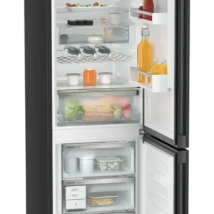 Uitverkoop Liebherr CNbdb 5733 Plus NoFrost koel-vriescombinatie Vrijstaand 371 l B Zwart