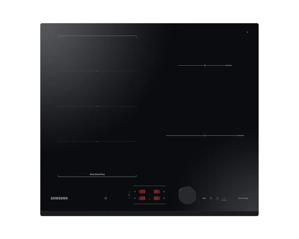 Snelle Levering Samsung NZ64B6058GK Zwart Ingebouwd 59 cm Inductiekookplaat zones 4 zone(s)