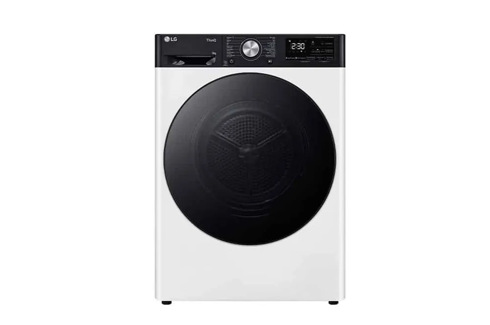 LG RH90V9LVEN wasdroger Vrijstaand Voorbelading 9 kg A+++ Zwart, Wit Beste Prijs