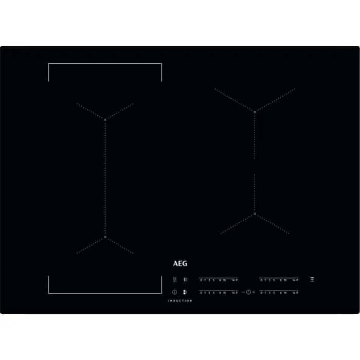 Beste Prijs AEG IKE74440CB Zwart Ingebouwd 70 cm Inductiekookplaat zones 4 zone(s)