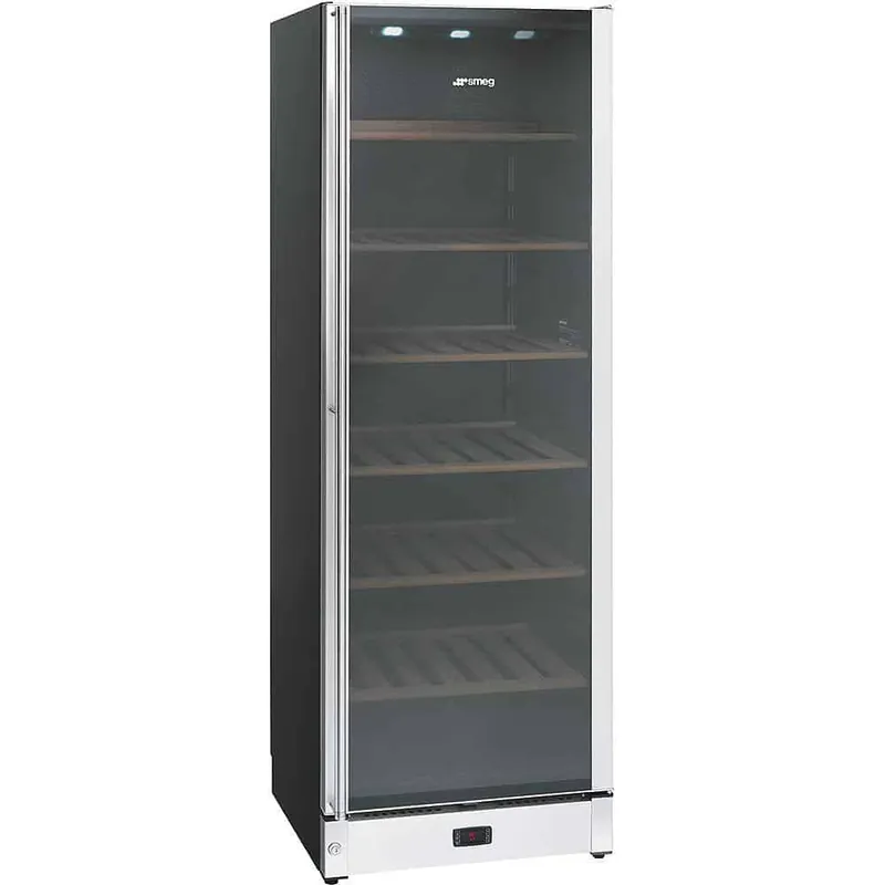 Exclusieve Aanbieding Smeg SCV115A wijnkoeler Compressorwijnkoeler Vrijstaand Zwart 197 fles(sen)