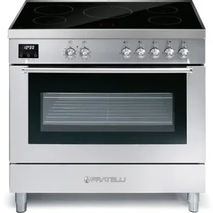 Fratelli MI2960I5FEMIXCR inductie fornuis met 5 zones / zones, rvs Exclusieve Aanbieding