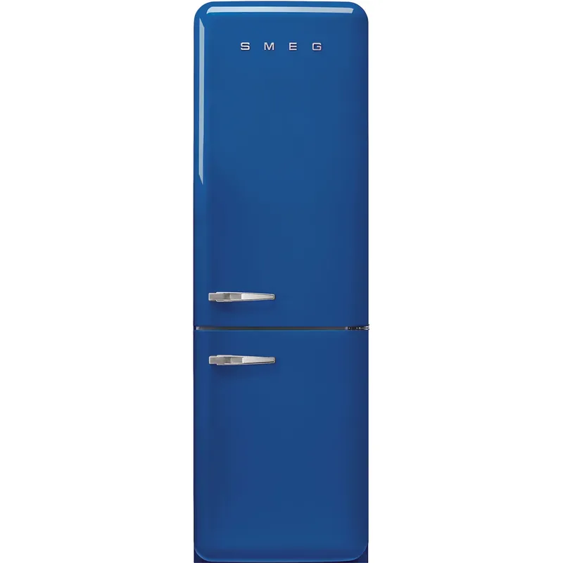 Gecertificeerd Smeg FAB32RBE5 koel-vriescombinatie Vrijstaand 331 l D Blauw