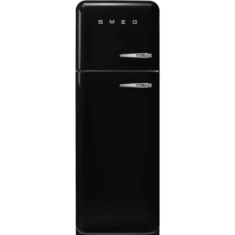Exclusieve Aanbieding Smeg FAB30LBL5 koel-vriescombinatie Vrijstaand 294 l D Zwart