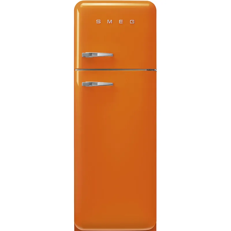 Snelle Levering Smeg FAB30ROR5 koel-vriescombinatie Vrijstaand 294 l D Oranje