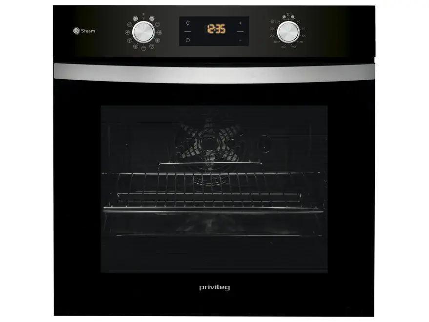 Privileg BAKO Turn&Go Steam 500 71 l A+ Zwart, Roestvrijstaal EWO83 Hete Deal