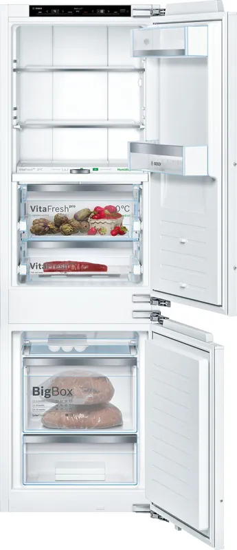 Bosch Serie 8 KIF86PFE0 koel-vriescombinatie Ingebouwd 223 l E Wit DHZ36 Voordeelprijs