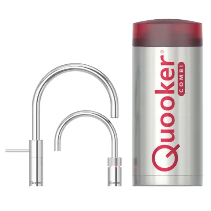 QUOOKER COMBI+ NORDIC ROUND TWINTAPS CHROOM – 22+NRCHRTT Laatste Kans