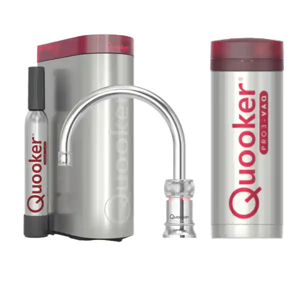 Must-Have QUOOKER PRO3 CLASSIC NORDIC ROUND CHROOM + CUBE – 3CNRCHR