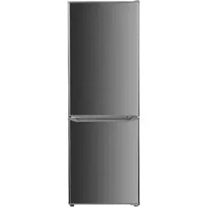 OK OFK411CIN koelkast met vriezer (C, 124 kWh, 1422 mm hoog, RVS look) ewo240 Gereduceerde Prijs