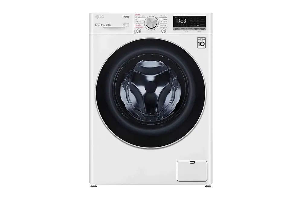 Alleen Vandaag LG V5WD96H1 Was-droogcombinatie Vrijstaand Voorbelading Wit E – EWO757
