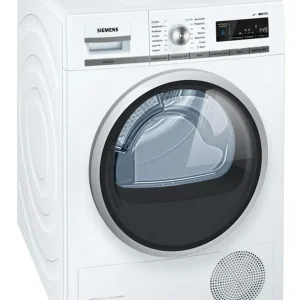 Siemens WT47W5W0 wasdroger Vrijstaand Voorbelading 8 kg A+++ Wit DHZ703 Op = Op