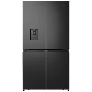 Veilige Betaling Hisense RQ758N4SWF1 Amerikaanse koelkast Vrijstaand 606 l F Zwart DHZ912