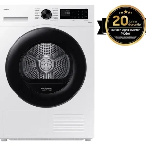 Finale Uitverkoop Samsung DV91CGC0A0AE wasdroger Vrijstaand Voorbelading 9 kg A++ Wit – EWO1153