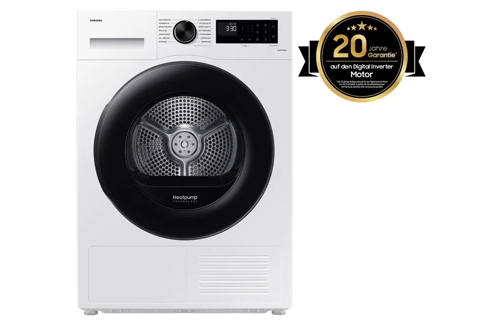Finale Uitverkoop Samsung DV91CGC0A0AE wasdroger Vrijstaand Voorbelading 9 kg A++ Wit – EWO1153