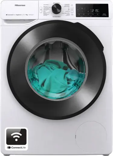 Aanbieding Hisense WF3V943BW/BLX wasmachine Voorbelading 9 kg 1400 RPM Wit