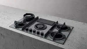 Elica Nikolatesla Flame GR/F/88 Zwart Ingebouwd 88 cm Gaskookplaat 4 zone(s) PRF0199841 Laatste Kans