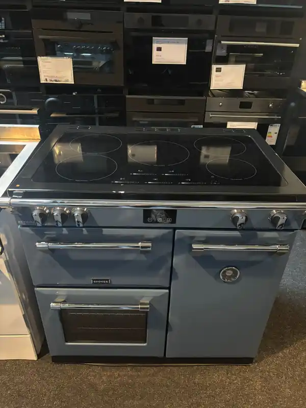 Hete Deal Stoves Richmond S900 Ei Deluxe Thunder Blue – EWO3353