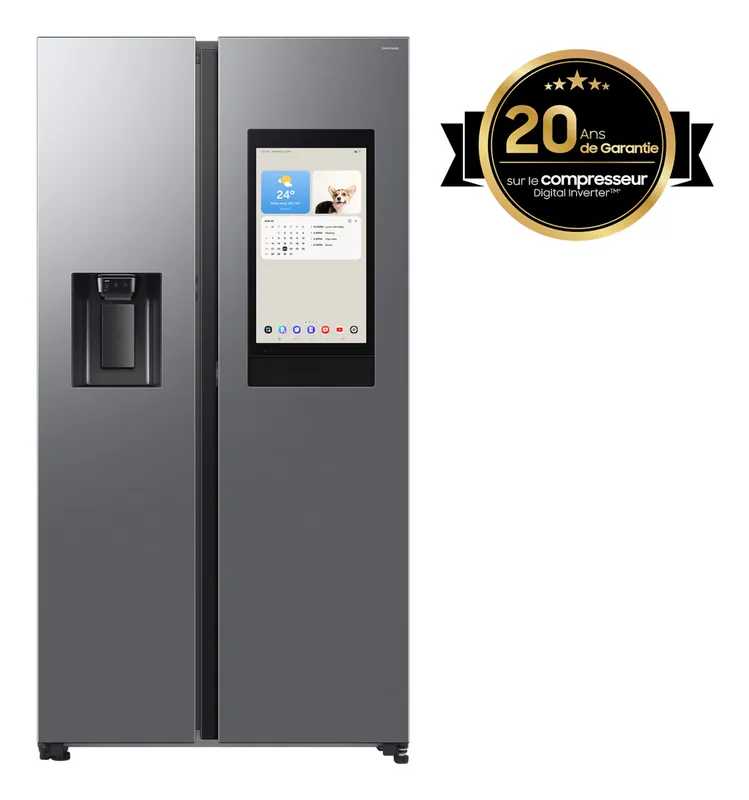 Hoge Kwaliteit Samsung Series 9 Family Hub™ koelkast 9-serie (634L) Zilver (mat) Wifi EWO2761
