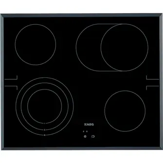 Alleen Vandaag AEG HE604070FB Zwart Ingebouwd Inductiekookplaat zones 4 zone(s)