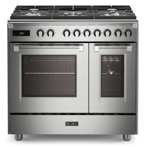 Elba EBS 965T MXX RVS 90 cm gasfornuis Speciale Aanbieding