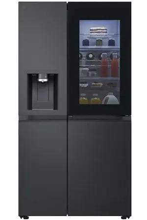LG InstaView GSXE90EVDD amerikaanse koelkast Vrijstaand 628 l D Zwart OP=OP DHZ3413 Alleen Vandaag