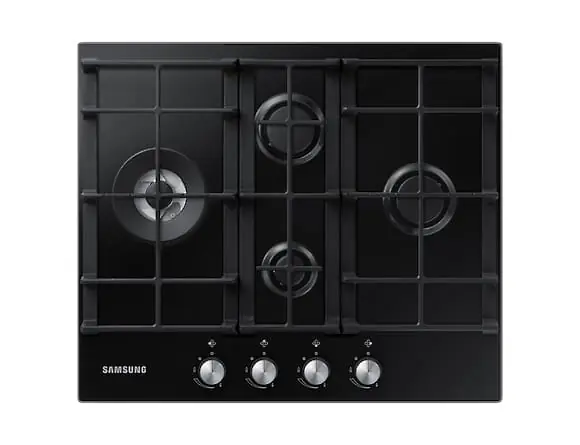 Samsung NA64H3030BK Zwart Ingebouwd 60 cm Gaskookplaat 4 zone(s) Beste Prijs