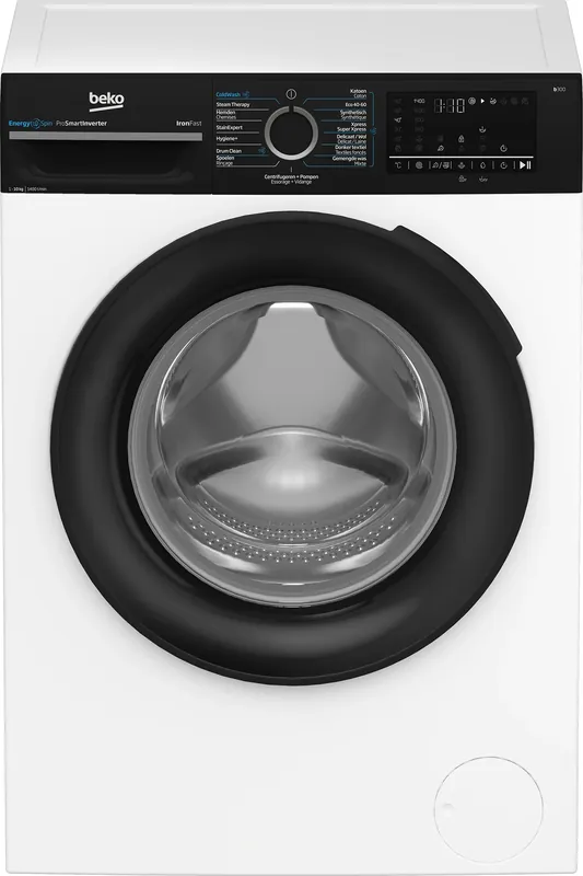 Beko b300 BM3WFU41041B wasmachine Voorbelading 10 kg 1400 RPM Zwart, Wit DHZ3569 Must-Have