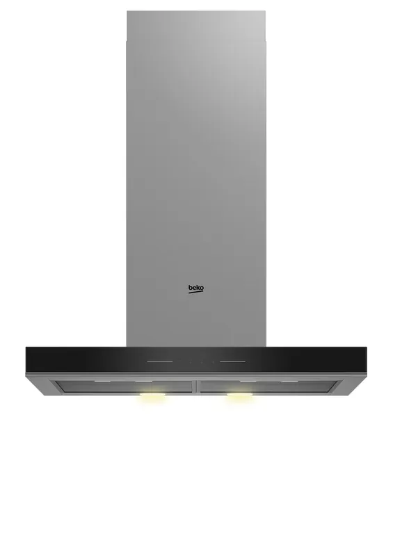 Beko BHCB63640BH afzuigkap Muurmontage Zwart, Roestvrijstaal 627 m³/uur A Lage Prijs