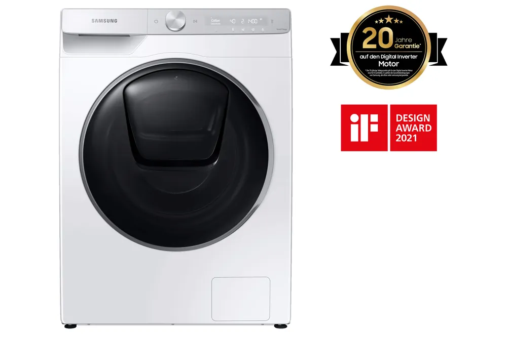 Samsung WW91T986ASH wasmachine Voorbelading 9 kg 1600 RPM Wit EWO812 Direct Beschikbaar