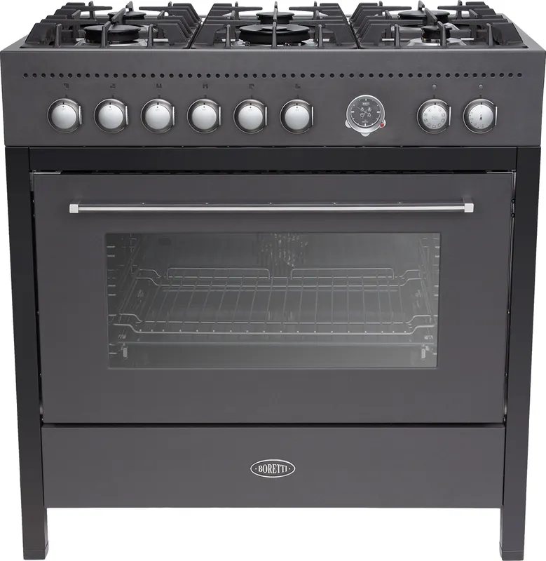 Speciale Aanbieding BORETTI CARRARA CRG916MAT Gas Fornuis