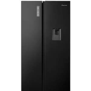 Laatste Versie Fridgemaster MS91520DEB amerikaanse koelkast Vrijstaand 519 l Zwart DHZ4015