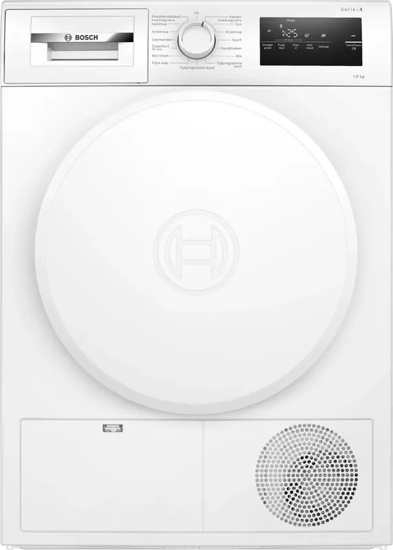 Beperkte Voorraad Bosch Serie 4 WTH8300CNL wasdroger Vrijstaand Voorbelading 8 kg Wit
