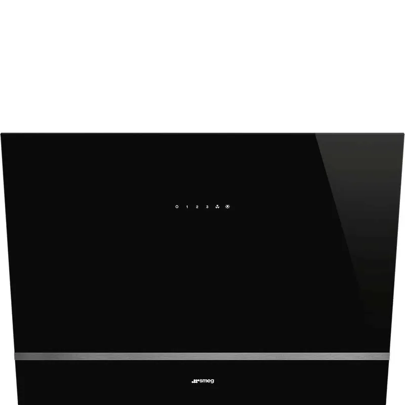 Koop Online Smeg KV28N afzuigkap Muurmontage Zwart 666 m³/uur A