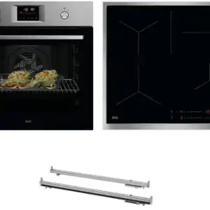 Aeg Mm300bspi Inbouwset Met Heteluchtoven En Inductiekookplaat EWO3850 Beperkte Voorraad