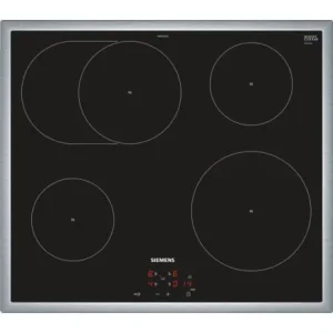 Siemens EW645CFB2E kookplaat Zwart, Roestvrijstaal Ingebouwd Inductiekookplaat zones 4 zone(s) EWO97 Favoriet