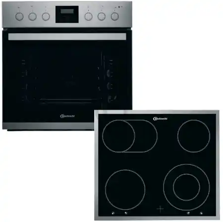 Bauknecht HEKO 500 H (HVS3TH8V2IN+CHR9642IN) oven met keramische kookplaat – EWO4030 Merkproduct