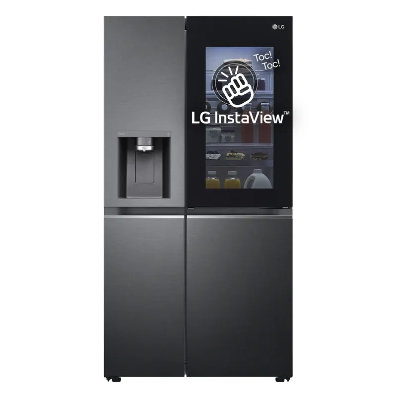 LG InstaView GSXV91MCAE amerikaanse koelkast Vrijstaand 635 l E Zwart Showroommodel EWO82SR Favoriet