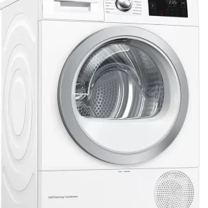 Laatste Kans Bosch Serie 6 WTWH7660GB wasdroger Vrijstaand Voorbelading 9 kg A++ Wit DHZ1521