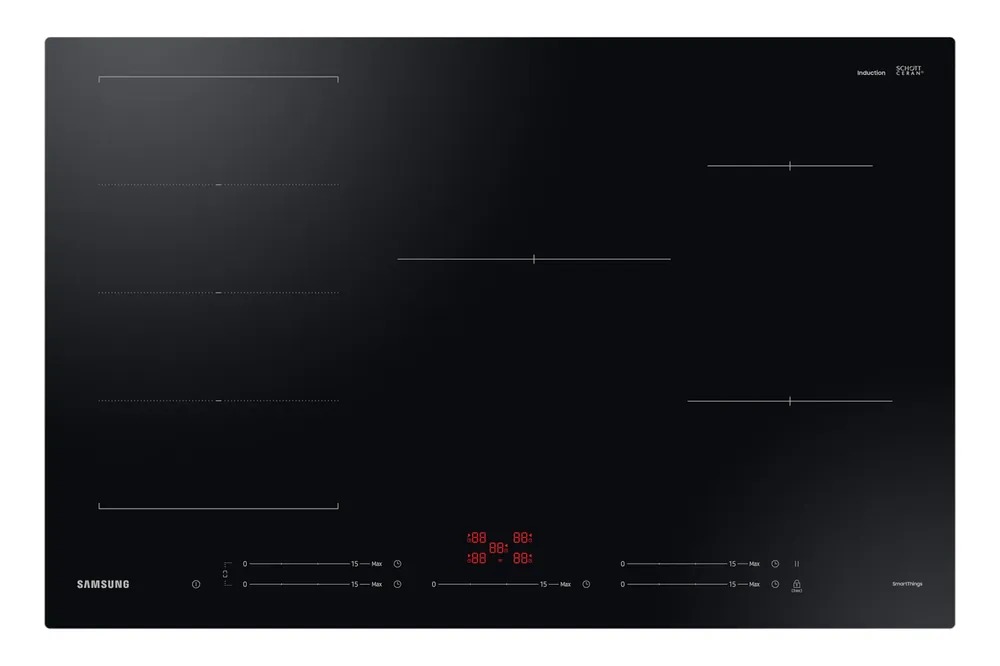 Goedkoop Samsung NZ85C6057KK Zwart Ingebouwd 80 cm Inductiekookplaat zones 5 zone(s) – EWO1055