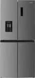 Wiggo WR-MD18DX – Amerikaanse Koelkast – No Frost – Water Dispenser – Met Display – Super Freeze – 419 Liter – zwart / black steel Lage Kosten